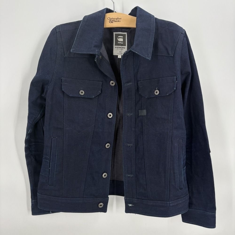 G-Star Raw Men's 3D Raw Denim‎ Kir Arc 3D Slim Fit Denim Jacket Size Medium NWOT